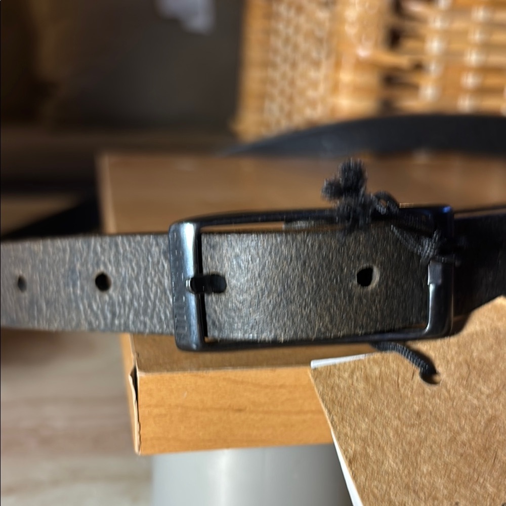 Birkenstock Ohio Slim belt black Leather 30 inch